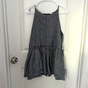 Nordstrom BP Chambray Peplum Top. Size Small. Brand new with tags! Spring/Summer